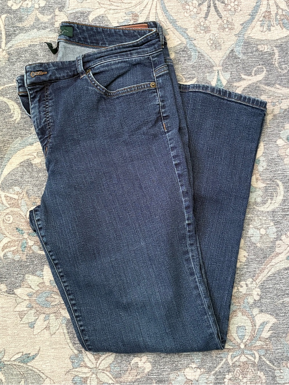 Ralph Lauren Women's Dark Blue Boot-Cut Jeans